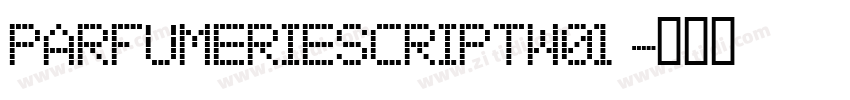 ParfumerieScriptW01 字体转换